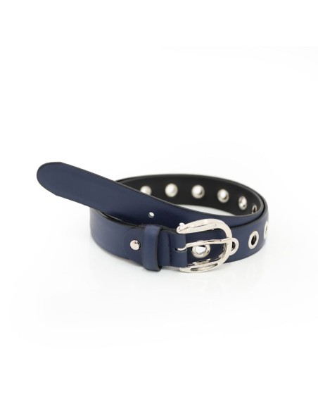 ceinture femme de peau bleu WB-CONALA-NAVY
