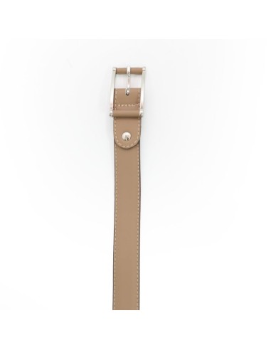 ceinture femme de peau beige WB-PIKI-CAMEL