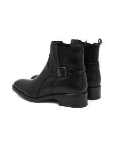 bottines femme de peau le noir W-ECHAMOR-BLACK 2
