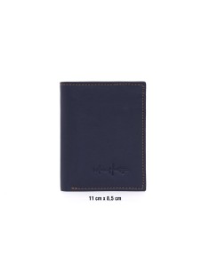 Blue leather wallet