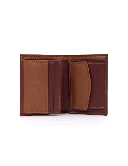 Burgundy leather wallet