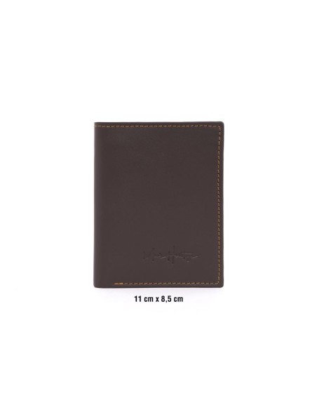 Mallette de peau marron AC-FORZA-MARRON