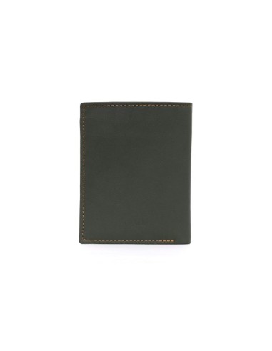 Green leather wallet