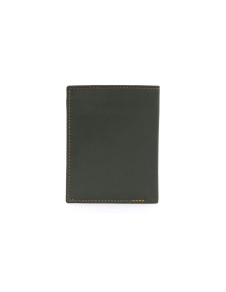 Green leather wallet