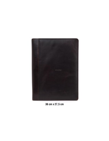 Brown leather Laptop Portfolio