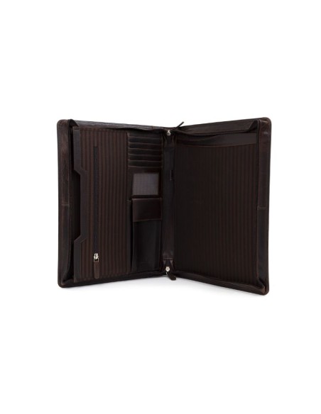 Brown leather Laptop Portfolio