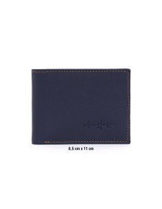 Blue leather wallet