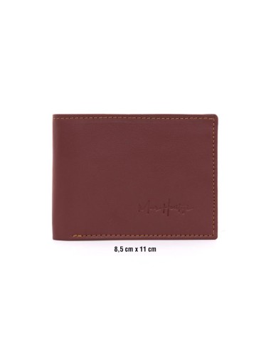 Burgundy leather wallet