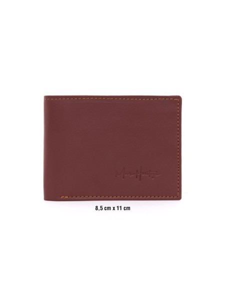 Burgundy leather wallet