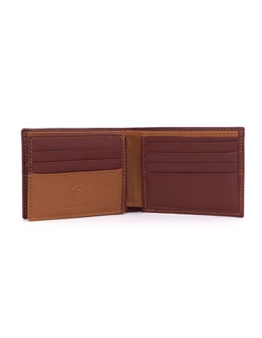 Burgundy leather wallet