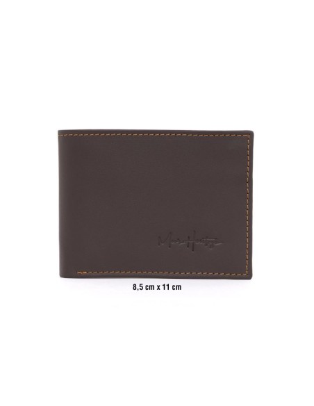 Brown leather wallet