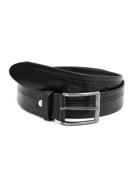Ceinture de peau le noir B-CAMELOT-BLACK