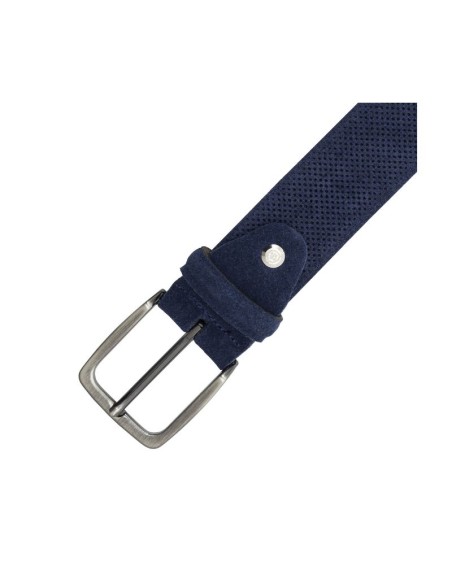 Ceinture suède bleu B-SEMIS-NAVY