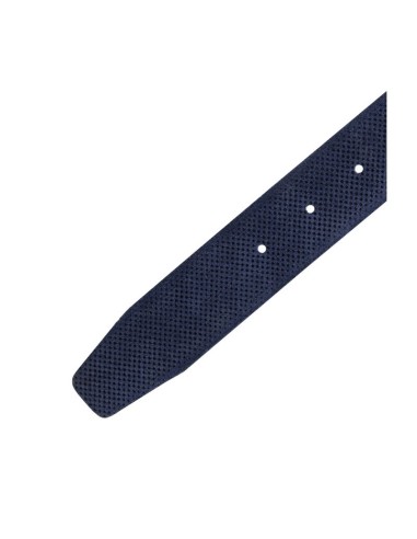 Ceinture suède bleu B-SEMIS-NAVY
