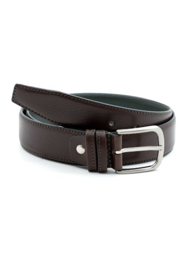 Brown leather belt