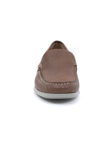 Light Brown leather boat shoe