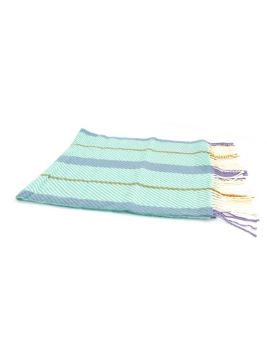 Foulard rayé vert BUF-MADELINE-MINT