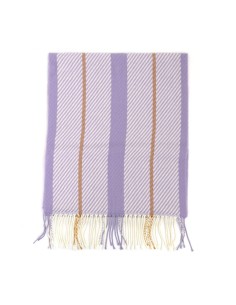 Foulard rayé blanc BUF-MADELINE-WHITE