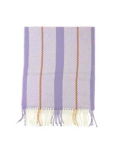 White Striped scarf