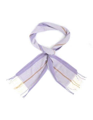 White Striped scarf