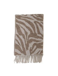 Foulard timbré beige BUF-MIZEBRA-BEIGE