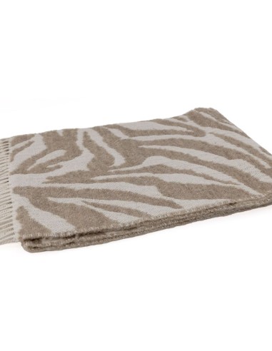 Foulard timbré beige BUF-MIZEBRA-BEIGE