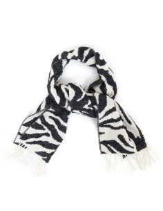 Black Printed scarf 2