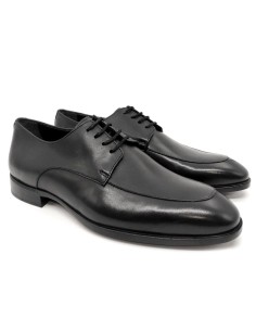 Derby de piel con bordón color negro