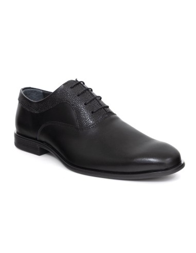 Black leather Oxford