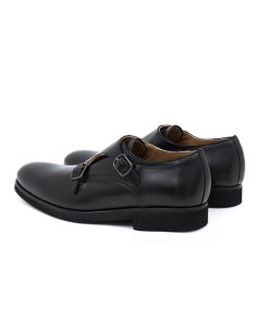 chaussure avec boucle de peau le noir FANKMEN-NEGRO 2