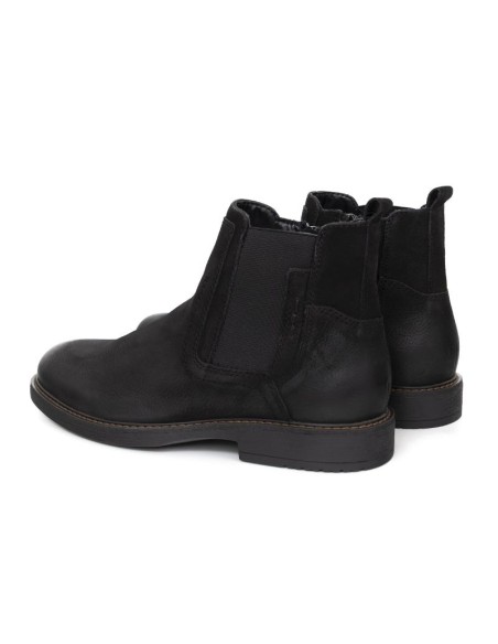 bottines chelsea de peau le noir FLUREN-NEGRO