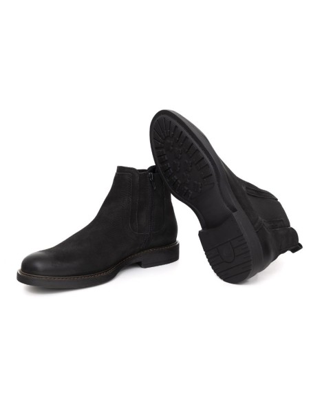 bottines chelsea de peau le noir FLUREN-NEGRO