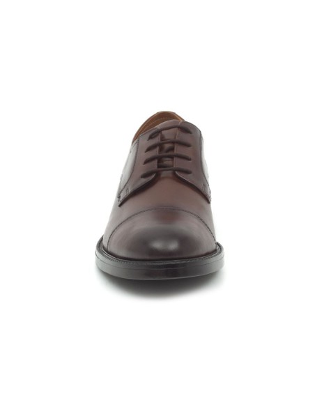 Derby de peau marron JUMANS-BROWN