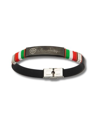 Black of rubber Bracelet