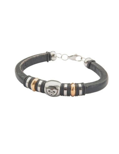 Bracelet en cuir marron JWM-BRUNE3-BROWN