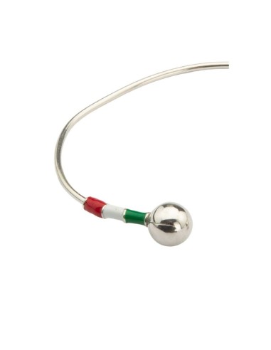 Brazalete de plata acabado a mano color plata