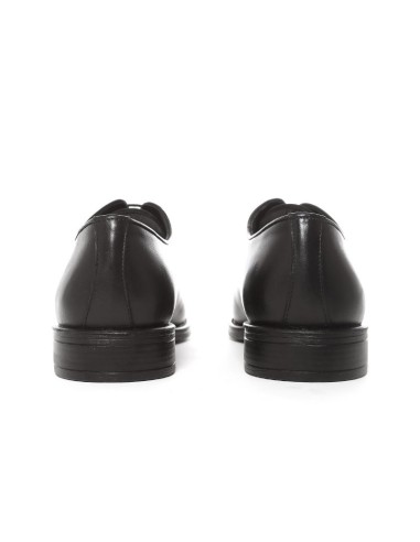 Oxford de piel liso color negro