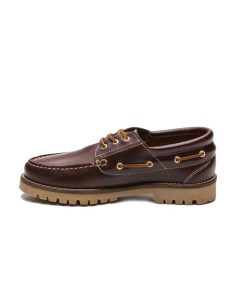 Light Brown leather boat shoe 2