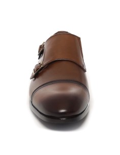 chaussure avec boucle de peau marron KIRELA-BROWN 2
