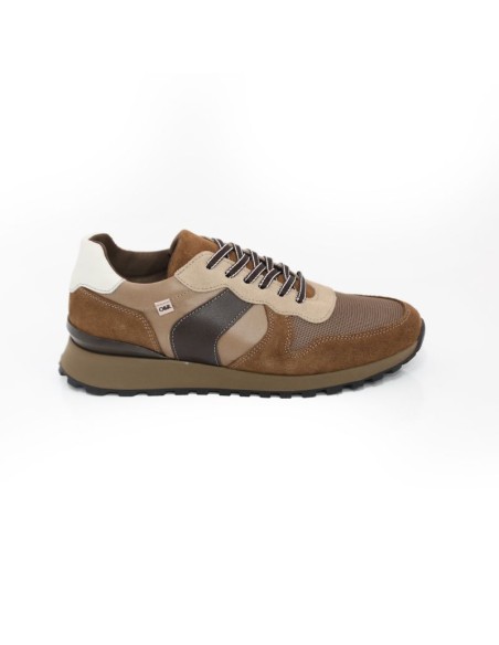 Light Brown leather sport shoe