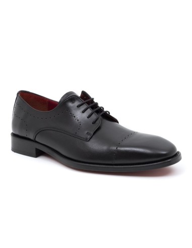Derby de piel liso color negro