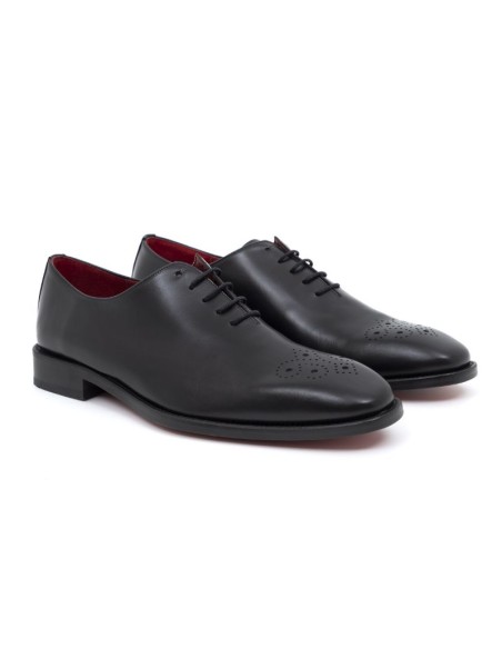 Black leather Oxford
