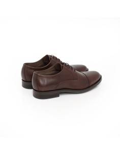 Brown leather derby 2