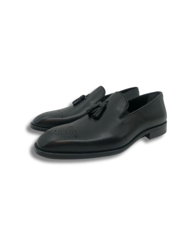 Mocassin de peau le noir MENIRA-NEGRO
