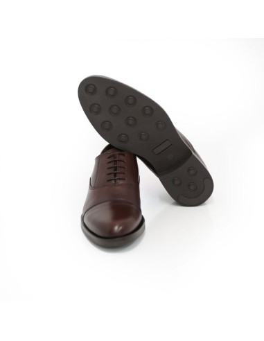 Oxford de peau marron MISANE-BROWN