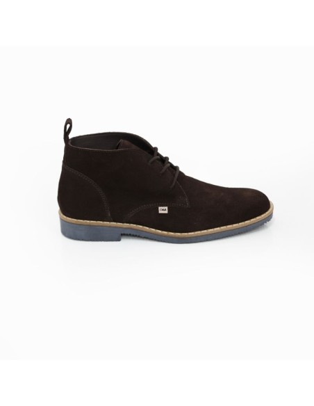 Bottine de peau marron MORLIS-TESTA