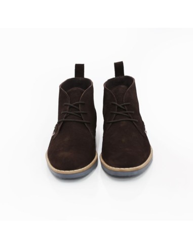 Brown suede boot