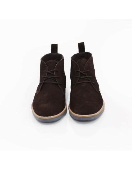 Brown suede boot