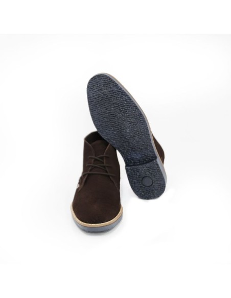 Bottine de peau marron MORLIS-TESTA