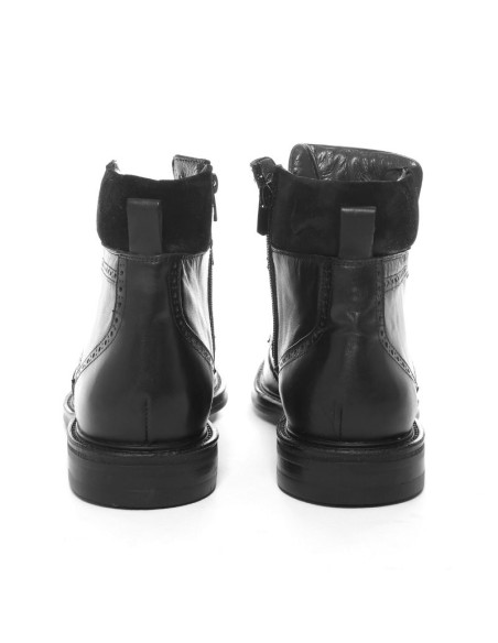 Bottine de peau le noir NISTAL-NEGRO